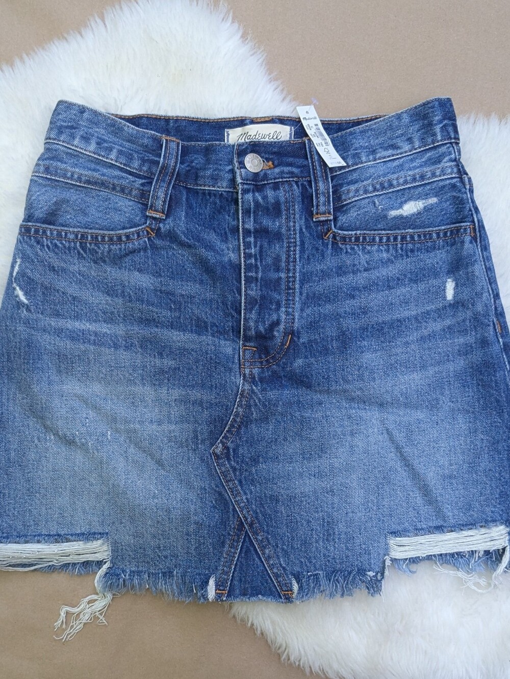 Madewell NWT A-Line Denim Skirt